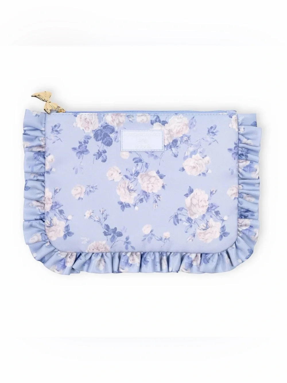 LoveShackFancy x Target - Yoobi Everblooming Rosettes Flat Zip Pencil Case